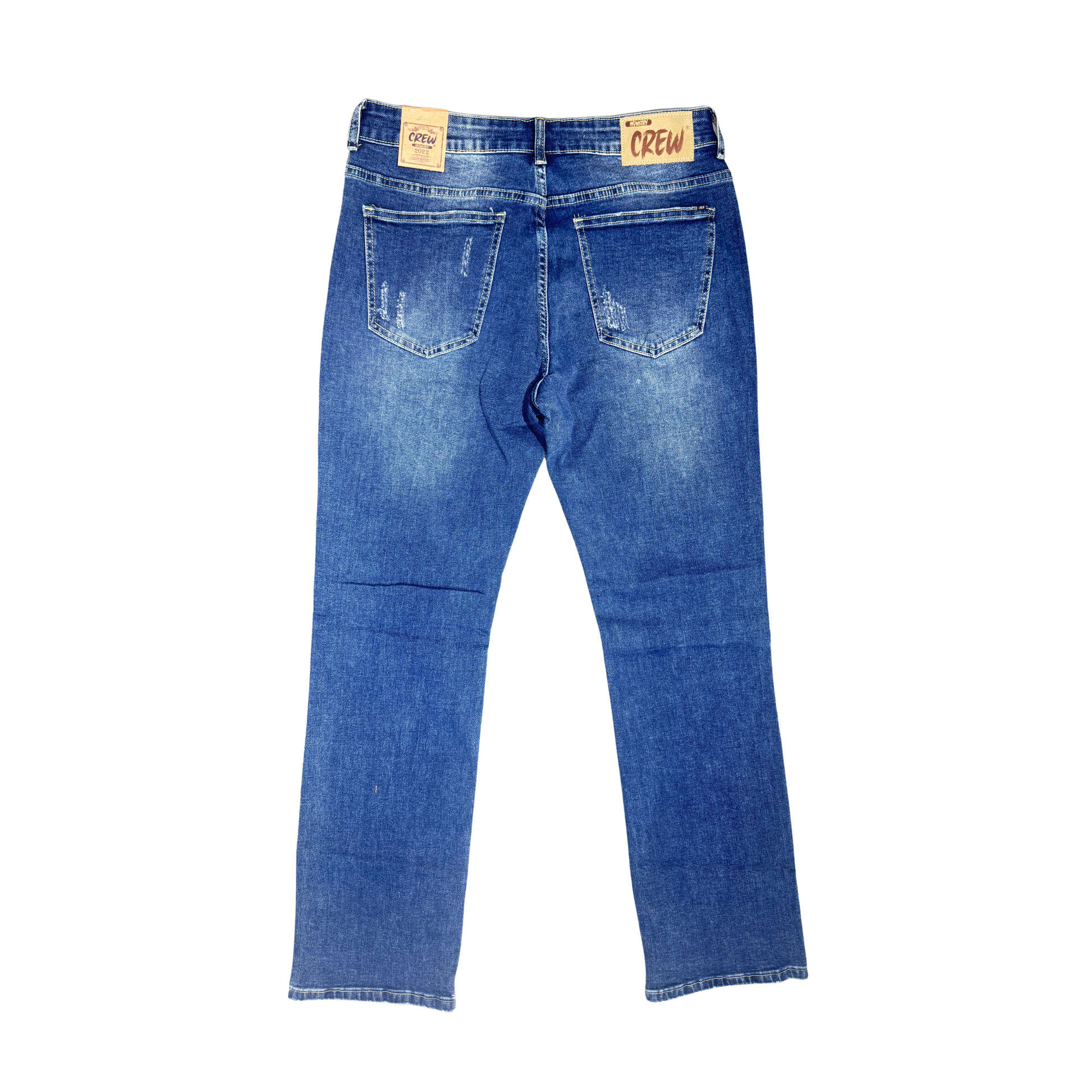 JEAN SLIM FN AZUL & ROTOS