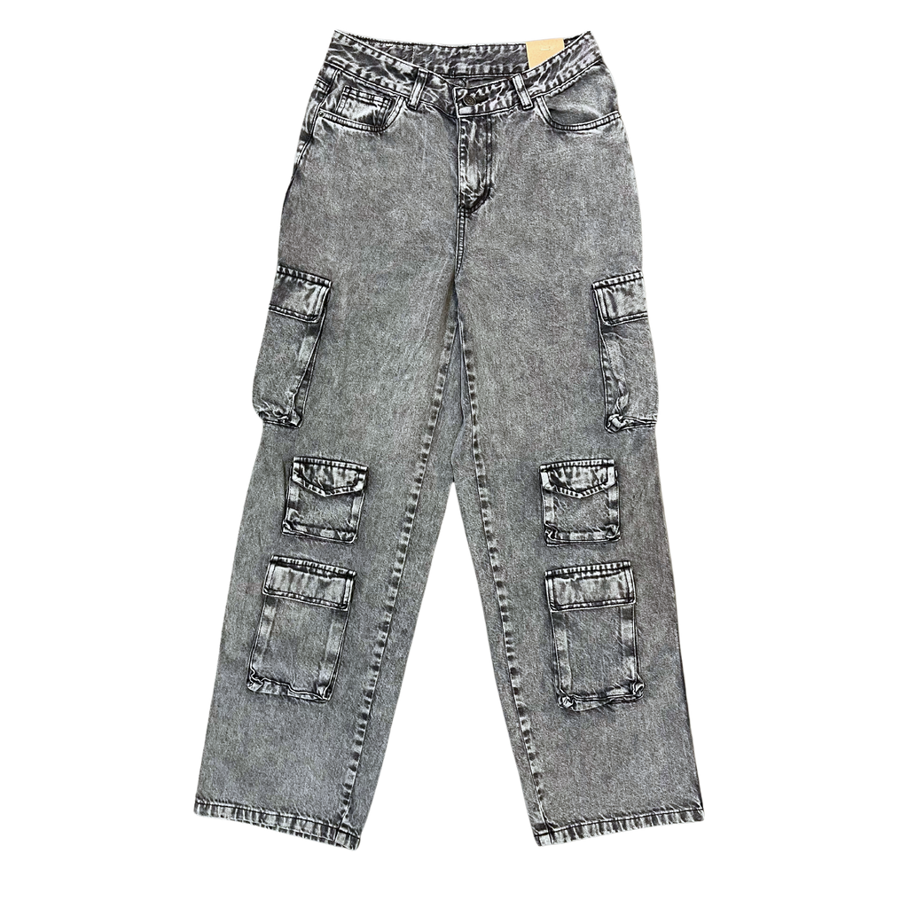 JEAN CARGO DARK GREY