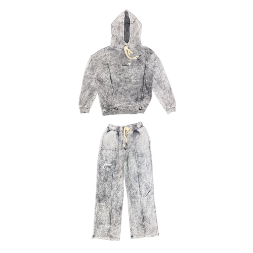 ACID WASH HOODIE & JOGGER CONJUNTO
