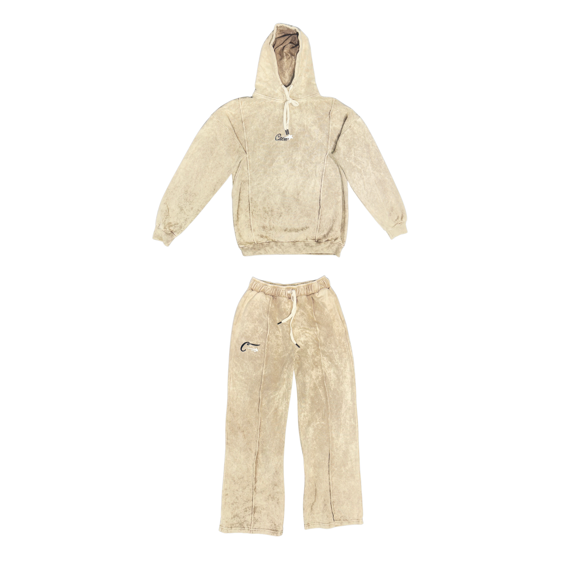 ACID WASH HOODIE & JOGGER CONJUNTO