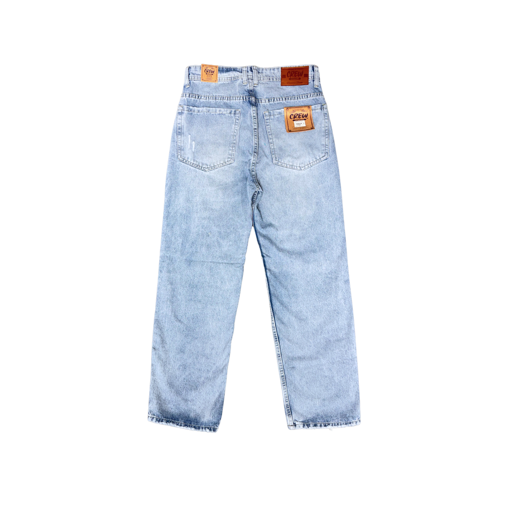 JEAN BAGGY AZUL CLARO & ROTOS
